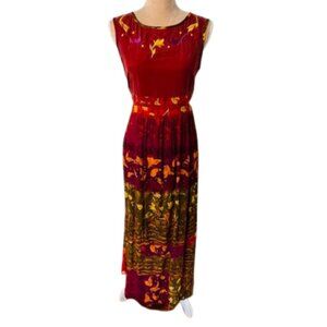 Vintage 90's Jumper Dress Carol Little Boho Tribal Maxi Dress 4